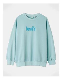 Buy π Levi's Graphic Prism Crew Sweater In Blue β€οΈ