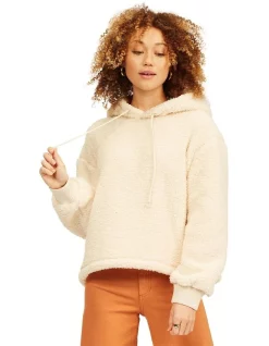 Brand new ⭐ Billabong Still Cozy Fleece Jumper White 🤩