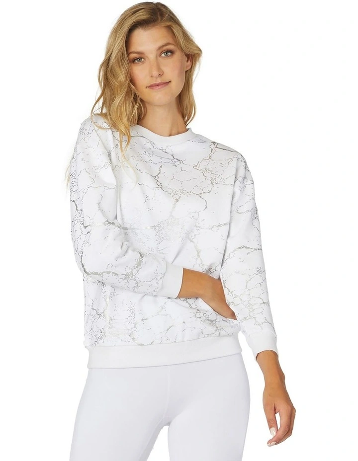 Cheap π₯ L'URV Pressure Crew Sweater White π§¨