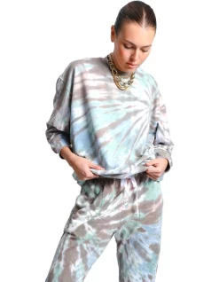 Hot Sale 🎁 Emerge 👩 Woman Voodoo II Tie Dye Sweatshirt In Multi 🛒