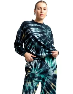 Top 10 🔔 Emerge 👩 Woman Voodoo Tie Dye Sweatshirt In Multi 🎁