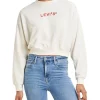 Outlet 🎁 Levi's Graphic Laundry Day Crewneck Jumper In White 😀