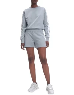 Best deal π Calvin Klein π Jeans Logo Tape Crew Neck In Silver π