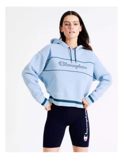 Outlet 💯 Champion Rochester City Hoodie In Blue 😉