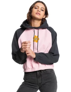 Cheapest 🌟 Quiksilver Pray For Wave Sweatshirt Bleached Mauve 🤩