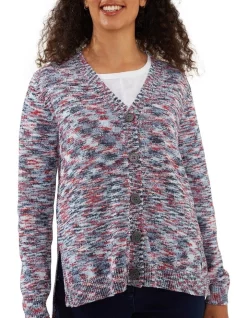 Top 10 π€© Yarra Trail Space Dye Cardigan In Blue π