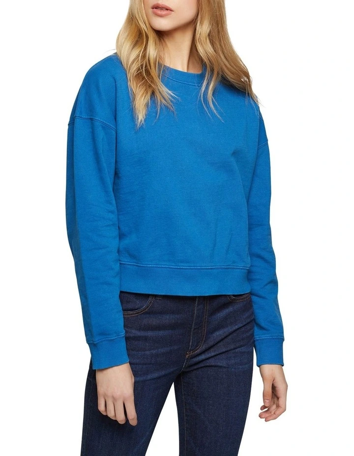 Flash Sale π Oxford Quinn Sweatshirt Blue π