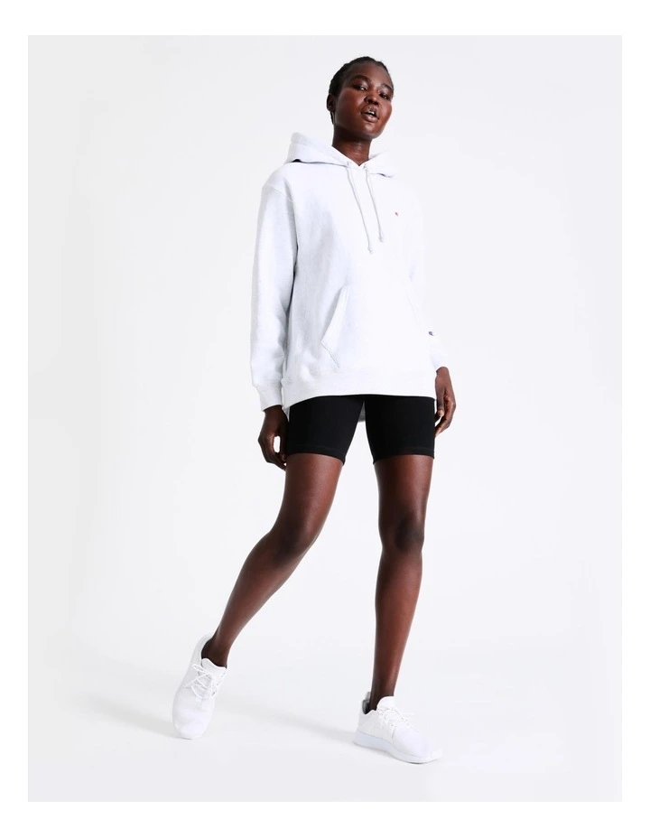 Buy π€© Champion Reverse Weave Relaxed Hoodie In Silver Grey π - Image 4