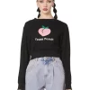 Deals 🌟 Dangerfield Team Peach Cotton Sweater Black 🛒