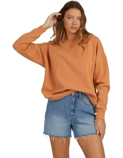 Outlet 🧨 Billabong Od Crew Sweatshirt Brown ❤️