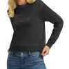 Promo 😉 Guess Valerya Sweatshirt Jet Black 😍