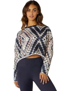 Deals 😍 L'URV Tidal Oversized Sweat Top Ink ✔️