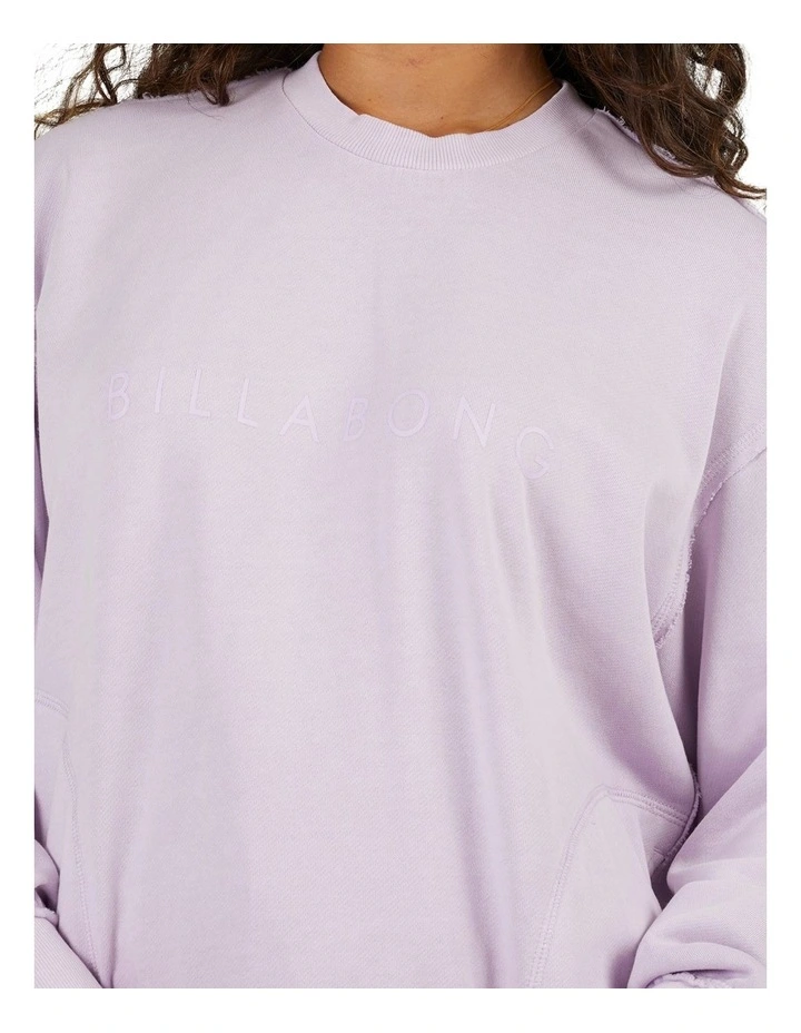Coupon π Billabong Serenity Oversize Crew Sweater In Lilac βοΈ - Image 3
