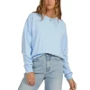 Best Pirce 😍 Billabong Od Crew Sweatshirt Light Blue 👏