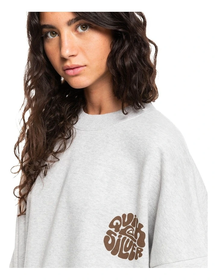 Wholesale β Quiksilver No Limites Sweatshirt Light Grey Heather π - Image 4