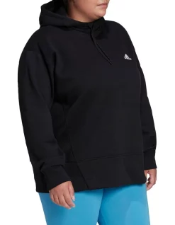 Hot Sale 🤩 Adidas Essentials Studio Fleece Hoodie Black 🔥