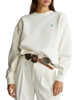 Discount β Polo Ralph Lauren Peace Love Polo Sweatshirt White π€©