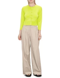 Best Pirce 👍 Veronika Maine Essential Cardigan In Acid ❤️