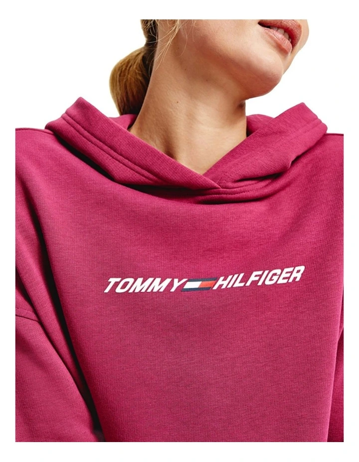 Discount π Tommy Hilfiger Sport Cool Logo Hoody Crimson Pink β¨ - Image 3