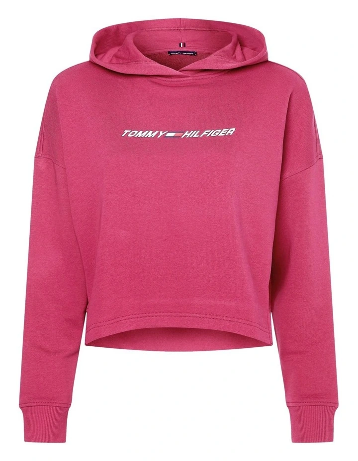 Discount π Tommy Hilfiger Sport Cool Logo Hoody Crimson Pink β¨ - Image 4