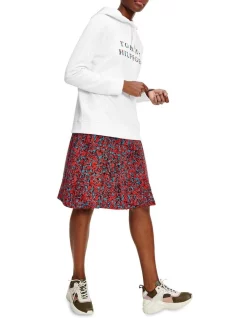 Discount π₯° Tommy Hilfiger Regular Floral Hoodie White π