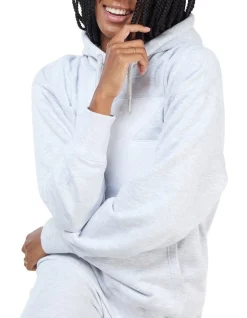 New π Superdry Code Logo Chenille Oversized Hoodie Ice Marle π§¨