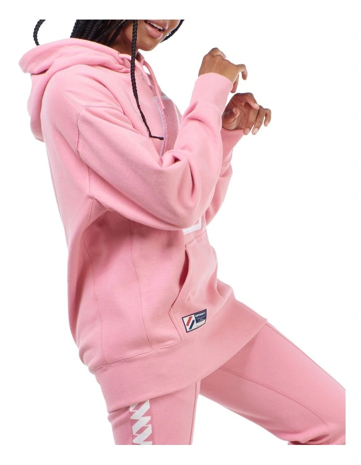 Best deal π Superdry Code Logo Chenille Oversized Hoodie Montauk Blush βοΈ - Image 3