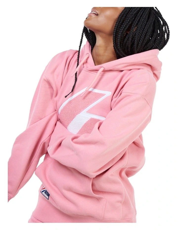 Best deal π Superdry Code Logo Chenille Oversized Hoodie Montauk Blush βοΈ - Image 6