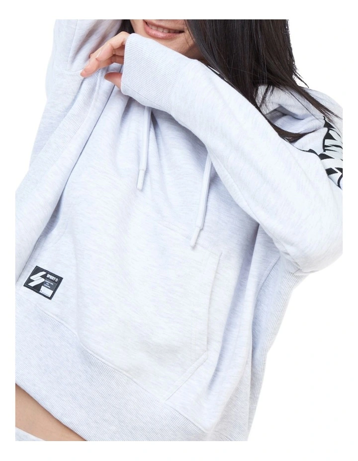 Coupon π₯° Superdry Code Logo Tape Crop Hoodie Ice Marle 𧨠- Image 6