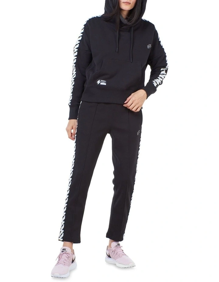 Discount π Superdry Code Logo Tape Crop Hoodie Black βοΈ - Image 3