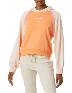 Top 10 🎉 New Balance Athletics Amplified Fleece Hoodie Peach Glaze ✔️