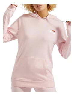 Discount ❤️ Ellesse Noreo Hooded Sweat Top Light Pink 🎉