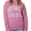 Hot Sale 🤩 Russell Athletic Track And Field Hoodie Mesa Rose 🤩