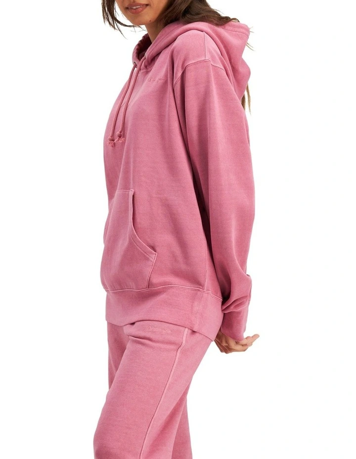 Cheap π Champion Vintage Dye Oversized Hoodie Terracotta Pink CTGVA1 π - Image 4
