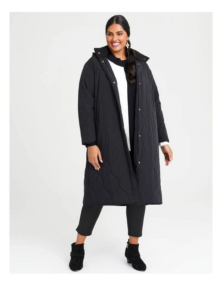 Wholesale β¨ Taking Shape Colour Block Spliced Jumper In Black/Off White π - Image 4