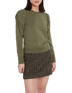 Best deal π Marcs Fleece Lightning Sweat Top In Khaki π