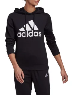 Outlet 🌟 Adidas Badge Of Sport French Terry Hoodie Black/White 😀