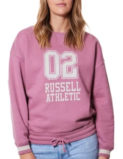 Best reviews of ⌛ Russell Athletic Move On Crew Sweat Mesa Rose 🧨
