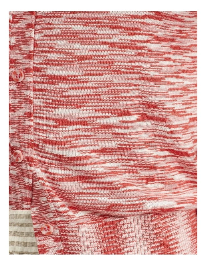 Discount π Oxford Kelly Space Dye Cardigan In Red β€οΈ - Image 6