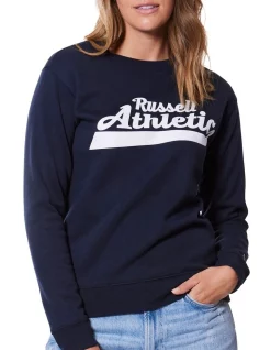 Best reviews of 🎉 Russell Athletic Sideline Crew Sweat In Navy 😀
