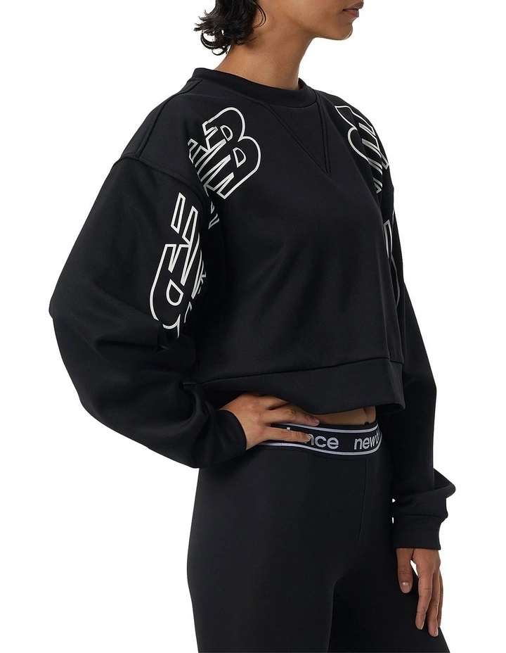 New π New Balance Achiever Fly Away Sweatshirt Black π