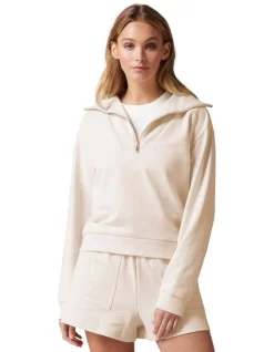 Best Sale π Forever New Archie Loungewear Zip Neck Sweater π