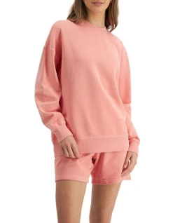 Flash Sale 👍 Bonds Originals Oversized Pullover Jumper In Coral 🛒