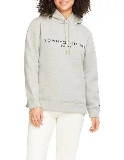 Best deal 🥰 Tommy Hilfiger Heritage Hilfiger Hoodie In Grey 🛒