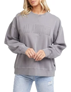 Top 10 🎁 All About Eve Old Favourite Crew Sweater In Grey 🥰