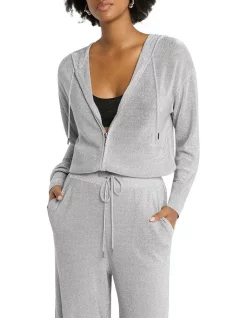 Outlet 🛒 Sass & Bide Bewitched Metallic Hoodie In Silver 🧨