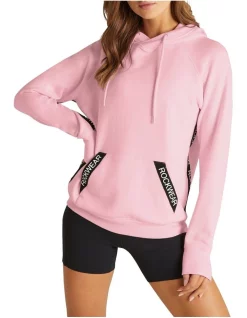 Deals 👏 Rockwear Side Logo Tape Hoodie In Pink 🧨