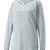 Best Pirce 🛒 PUMA Modest Activewear Hoodjab In Platinum Gray 👍