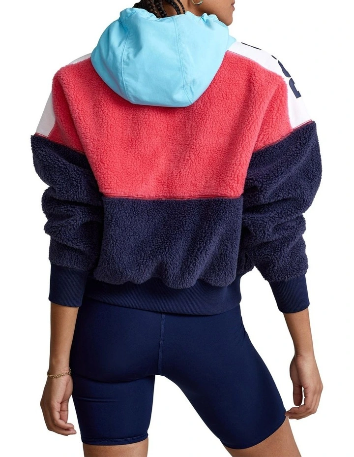 Best Sale π€© Polo Ralph Lauren Polo Sport Hybrid Quarter-Zip Hoodie In Multi β€οΈ - Image 2