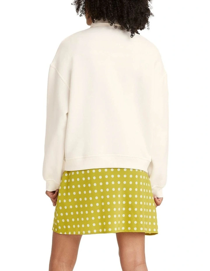 Top 10 π Levi's Stevie Sweatshirt Sugar Swizzle White π - Image 2